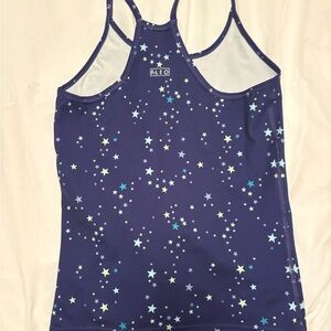 Fleo Switch up Top - Navy Blue full length